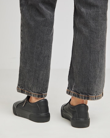 Esme Side Zip Trainers - Extra Wide Fit (EEE)