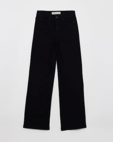 Black 24/7 Wide Leg Jeans