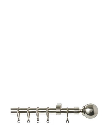 Extendable 16-19mm Ball Curtain Pole