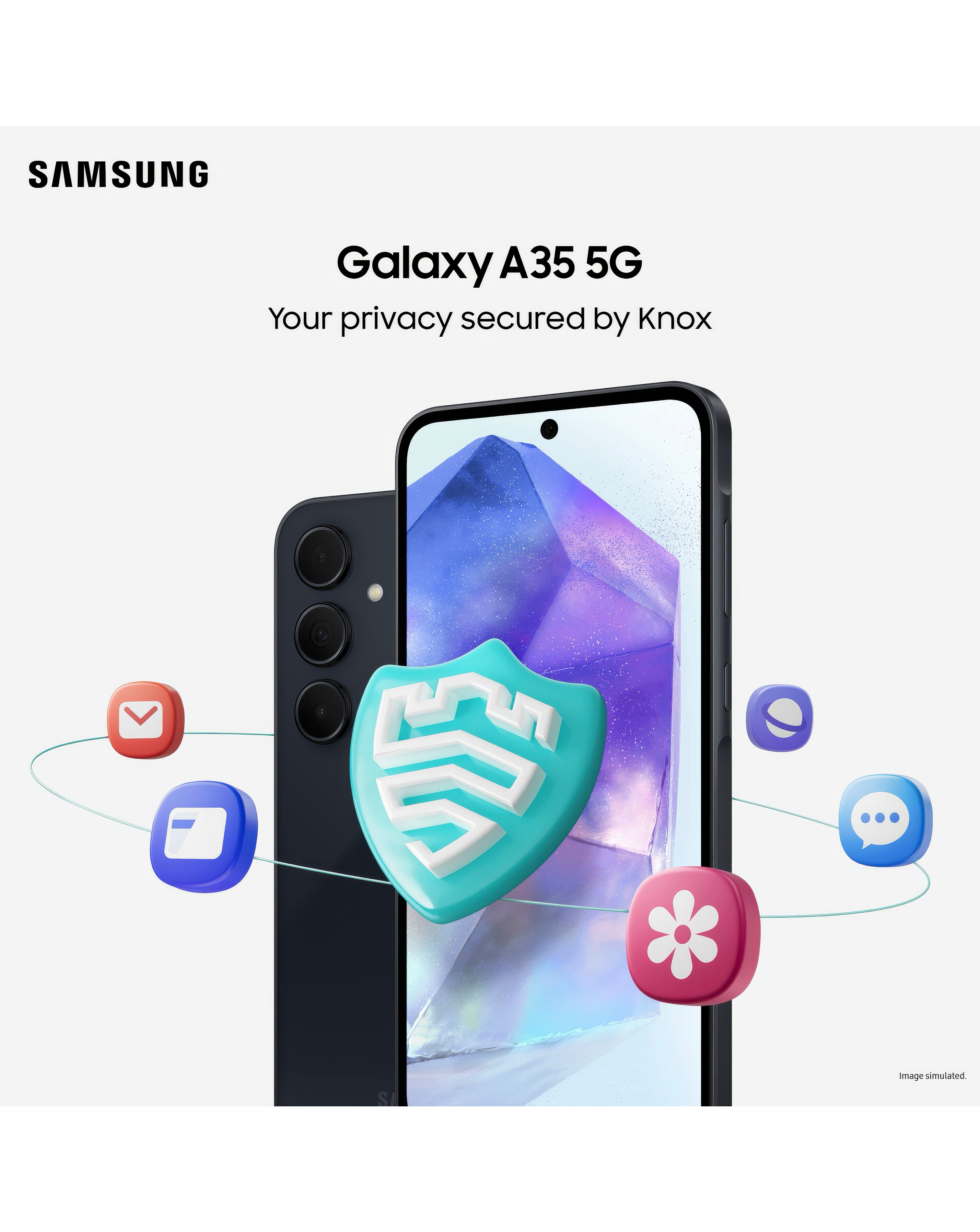Samsung Galaxy A35 5G 128GB - Awesome Navy | JD Williams