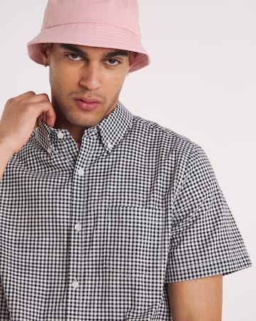 Short Sleeve Gingham Shirt