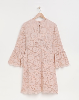 Joanna Hope Lace Shift Dress