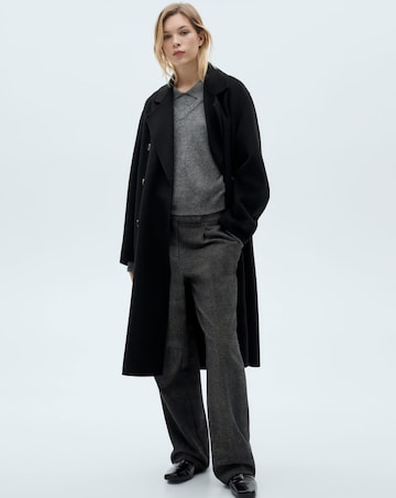 Mango Double Breasted Wool Coat