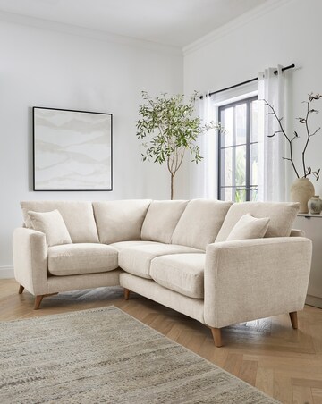 Beckett Chenille Left Hand Corner Sofa