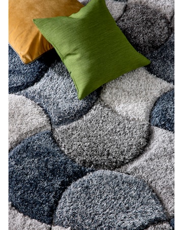 Scallop Shaggy Cosy Rug