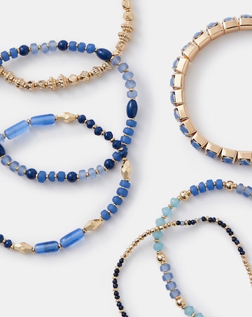 Accessorize 11-Pack Bead Stretch Bracelets