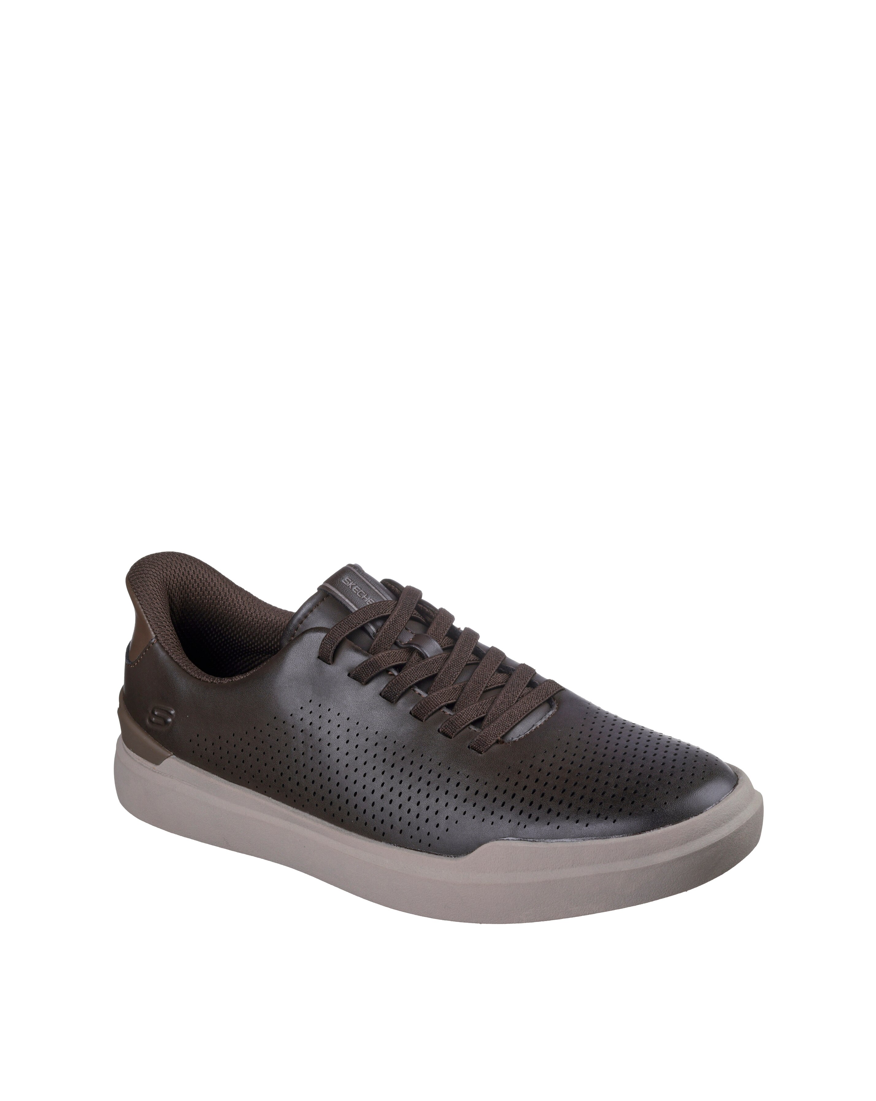 Skechers Slip-ins Owen Connell Trainer - Brown | JD Williams