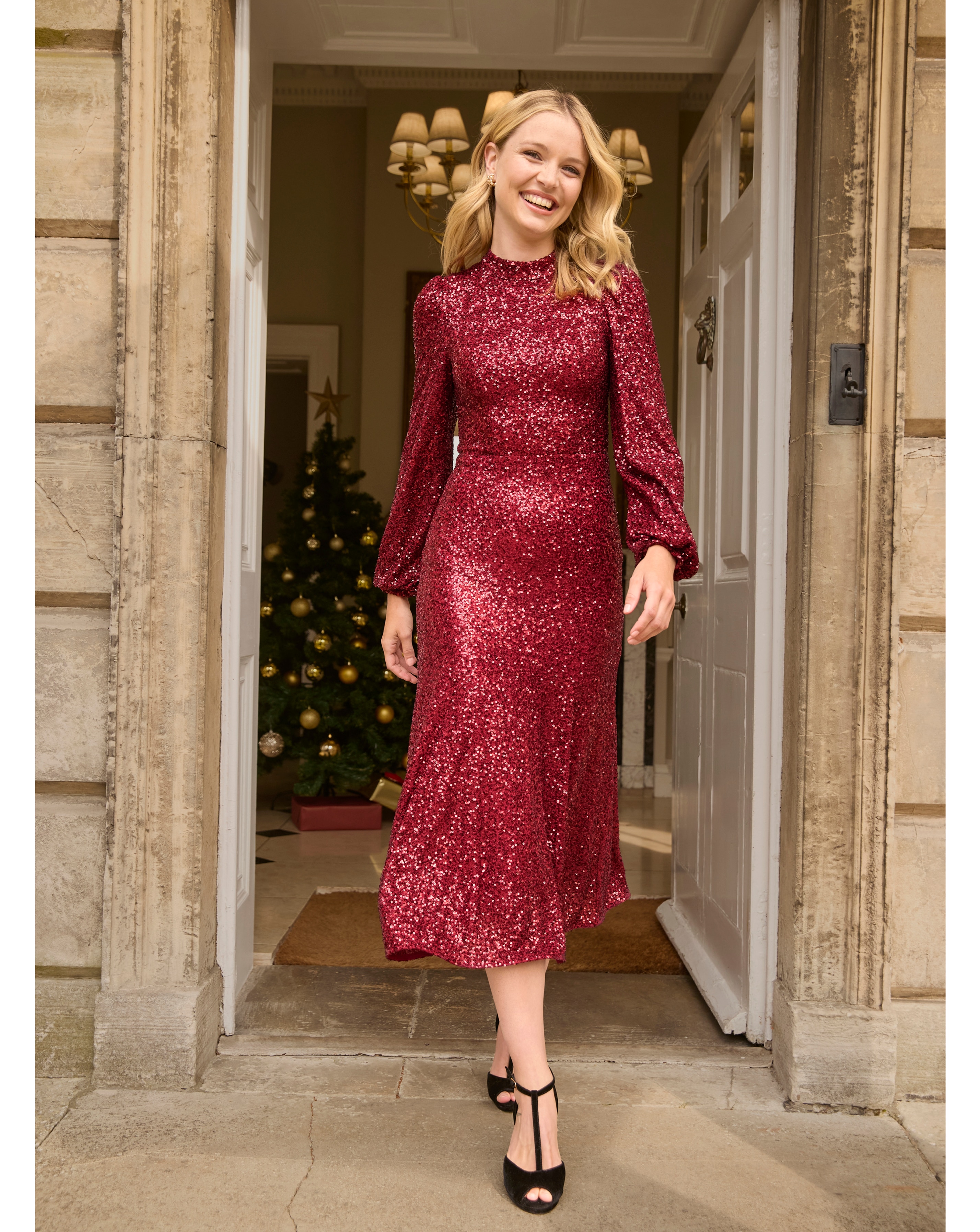 Joe Browns Lucille Sequin Dress | JD Williams