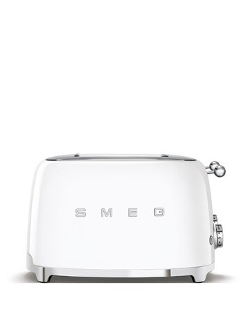 Smeg Kettle and 4 Slice Toaster White