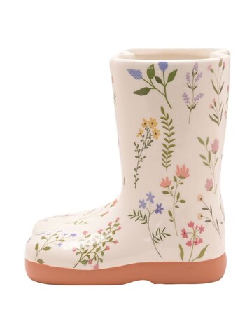 The Cottage Garden Ceramic Floral Wellies Vase