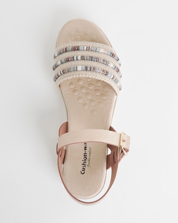 Cushion Walk Weave Sandals EEE Fit