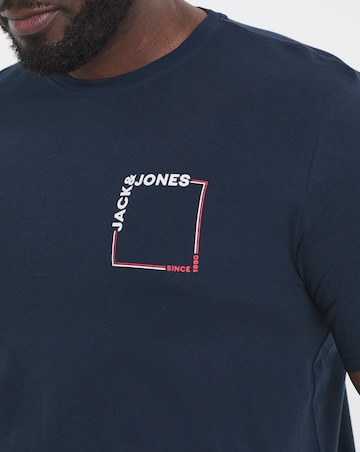 Jack & Jones Verner T-Shirt & Short Set - Navy