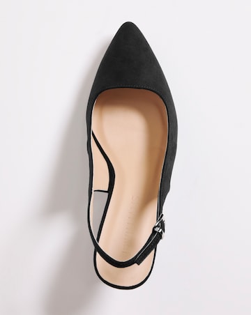 Marina Flexi Sole Kitten Heel Slingback - Extra Wide Fit (EEE)