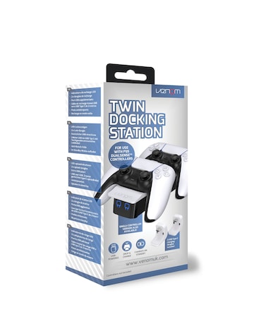 PS5 Venom Twin Docking Station - White