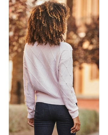 Sosandar Diamond V Neck Jumper