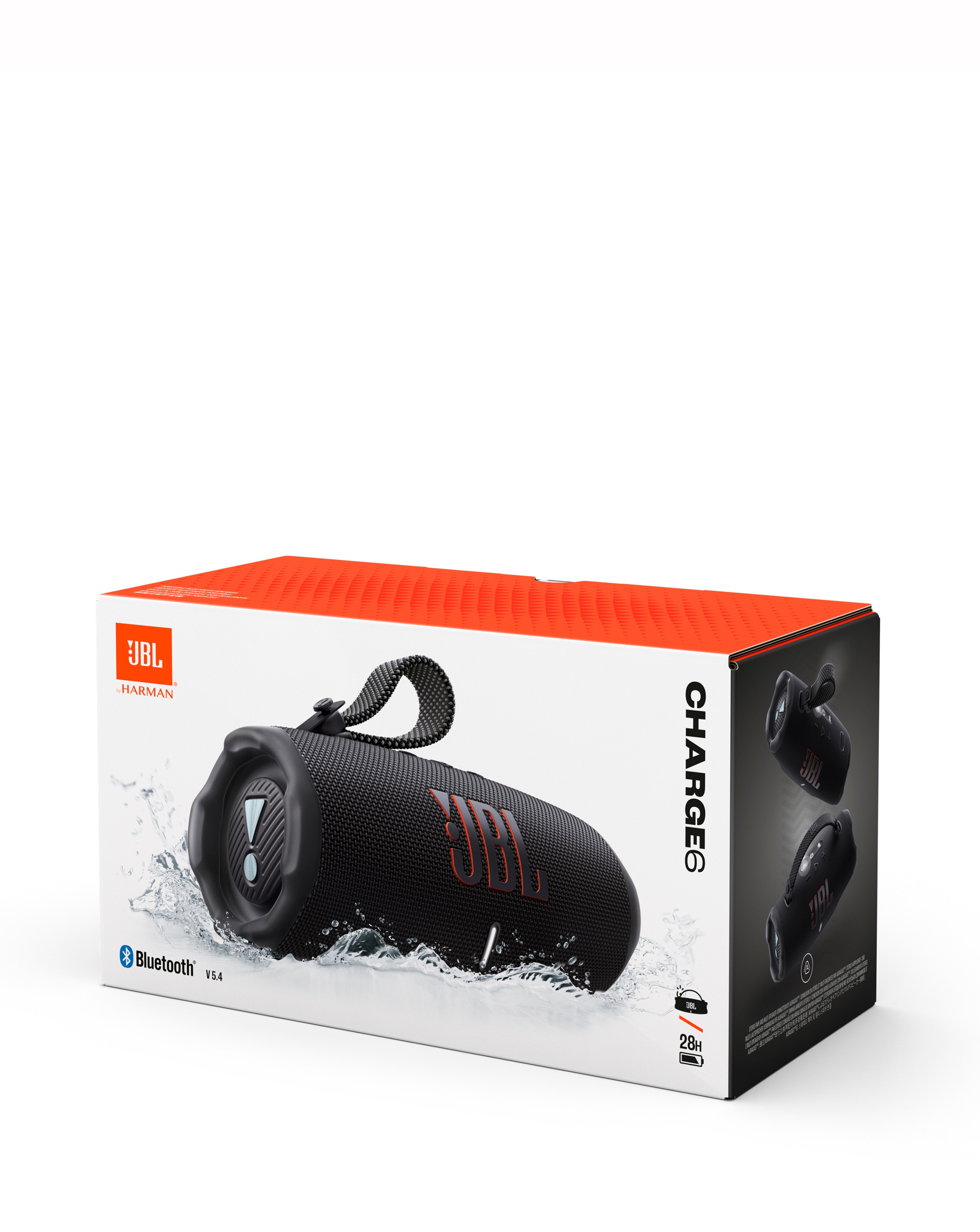 JBL Charge 6 Portable Wireless Speaker - Black | JD Williams
