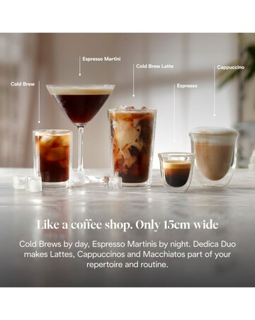 De'Longhi EC890.W Dedica Duo Espresso Coffee Machine