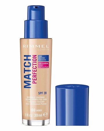 Rimmel Match Perfection Ivory Foundation and Sunglow Bronzer Set