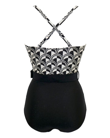 Pour Moi Casablanca Tummy Control Strapless Belted Swimsuit Mono