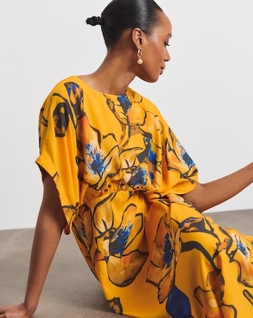 Joanna Hope Drape Sleeve Dress