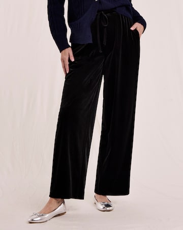 Julipa Velvet Straight Leg Trouser