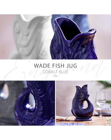 Wade Blue Fish Jug - 0.6L