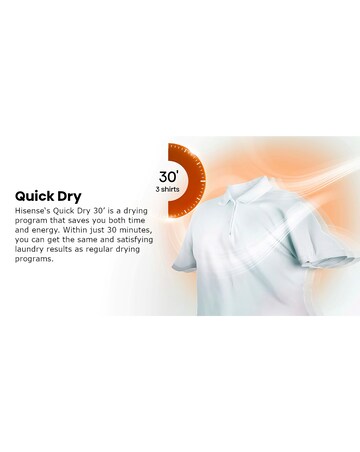 Hisense 5S Series DH5S102BW 10Kg Heat Pump Tumble Dryer - White