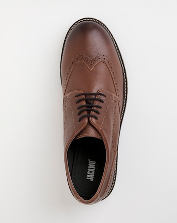 Leather Brogues Extra Wide Fit
