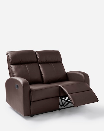 Ramsey Faux Leather Recliner 2 Seater Sofa