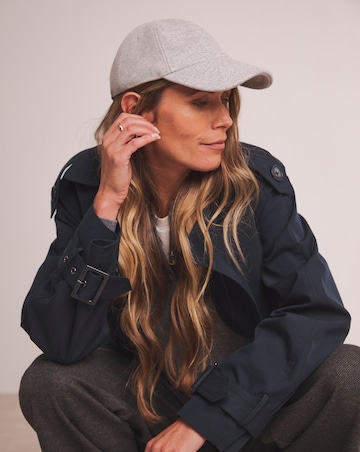 Anthology Navy Elevated Trench Coat