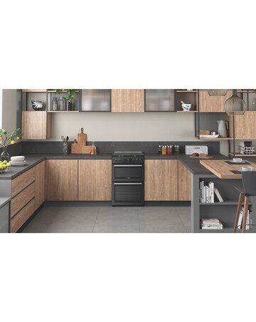 Hotpoint CD67G0C2CA/UK Double Gas Cooker + Installation