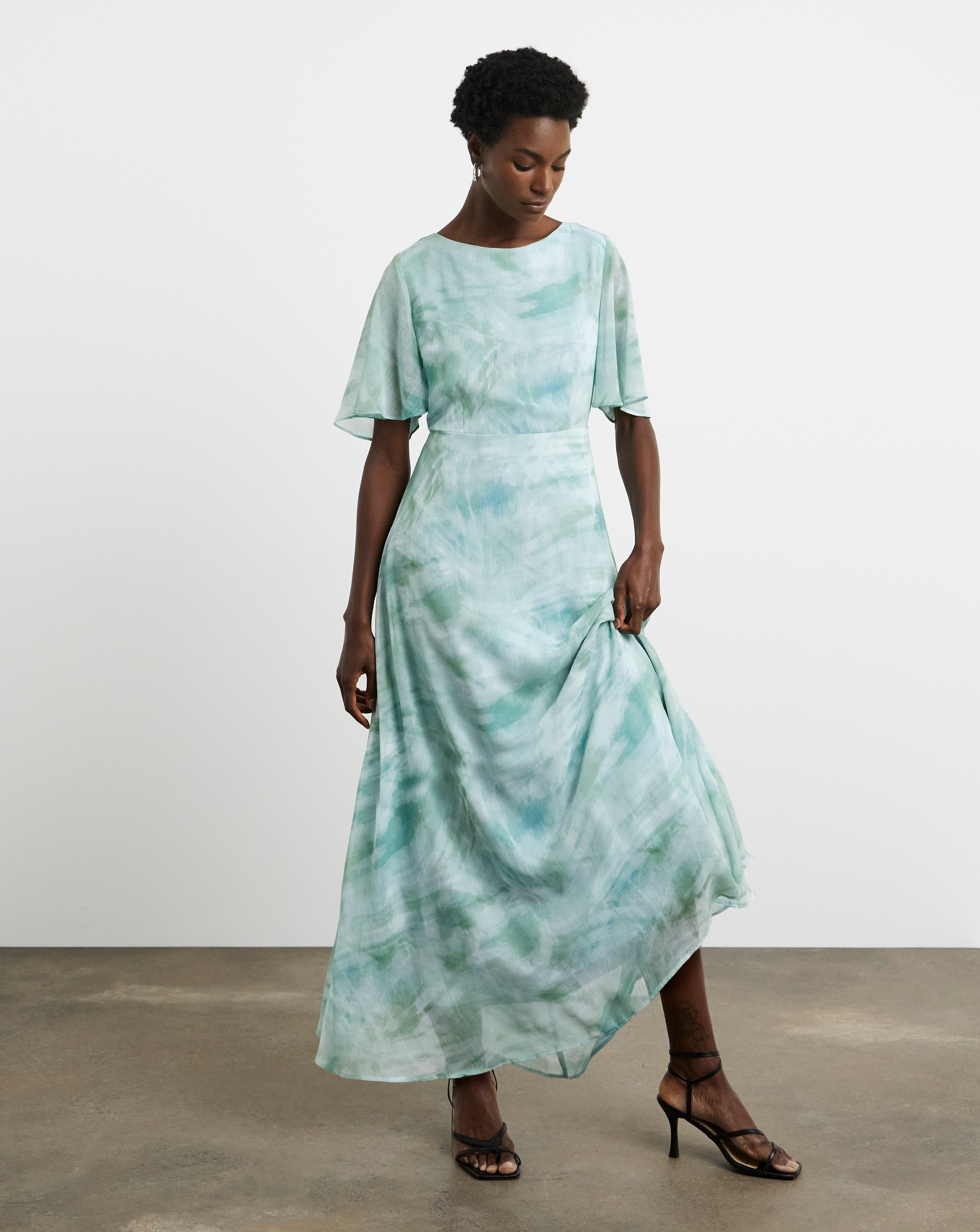 ワンピース Lumignon Bijou grid ribbon dress ルミニョン Lumignon Bijou grid ribbon dress S