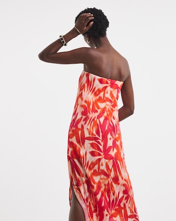 Plisse Bandeau Dress