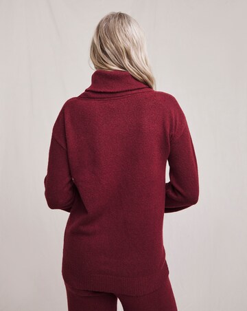 Julipa Soft Wool Roll Neck Co-Ord Jumper