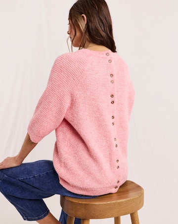 Julipa Short Sleeve Button Back Jumper