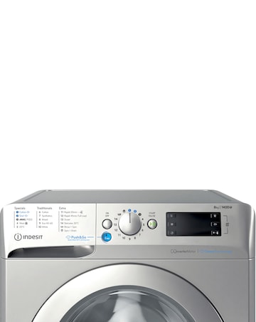 Indesit BWE81496XSVUK, 8kg, 1400rpm, Washing Machine - Silver