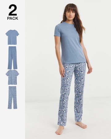 JD Williams (2 Pack) Value Pyjama Sets Star Print