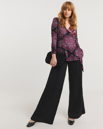 Joe Browns Mixed Print Paisley Boho Wrap Top