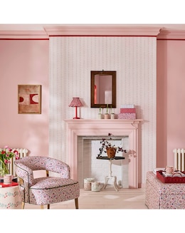 Cath Kidston Rose Ticking Stripe Wallpaper