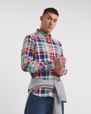 Long Sleeve Oxford Check Shirt
