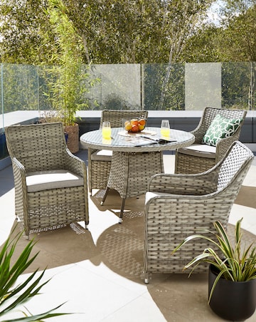 James 4 Seater Dining Set