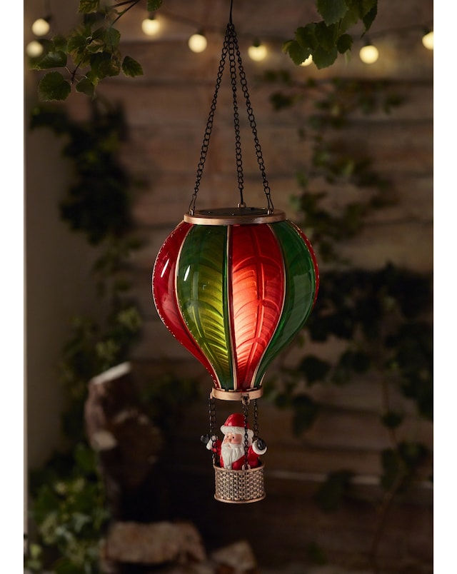 New In - Santa Flaming Balloon - XL