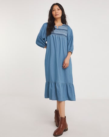 Julipa Pure Cotton Chambray Dress