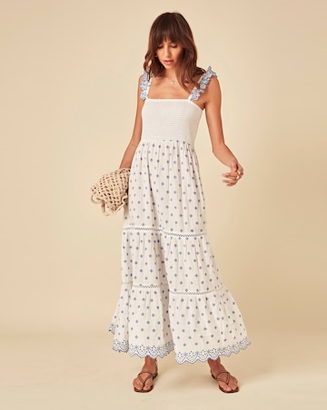 Nobody's Child Maryam Embroidered Maxi Dress