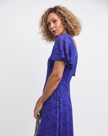 Joanna Hope Lace Midi Dress