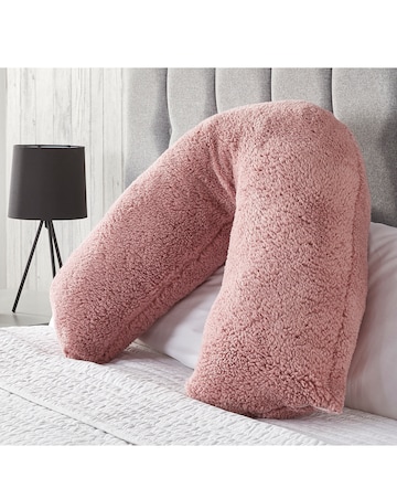 Huggleland Fluffy Fleece Teddy V Pillow