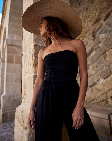 Ro&Zo Jersey Bandeau Jumpsuit