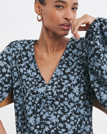 Textured Jersey Front Seam Maxi Dress