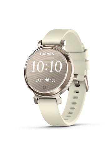 Garmin Lily 2 Smart Watch - Cream Gold with Coconut Silicone Band