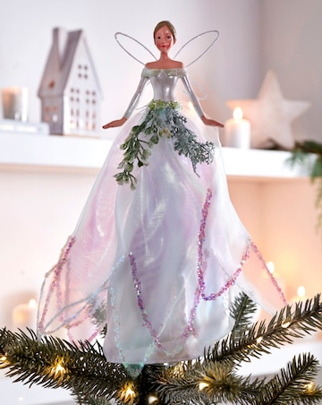 Gisela Graham Snowdrop Fairy Christmas Tree Topper